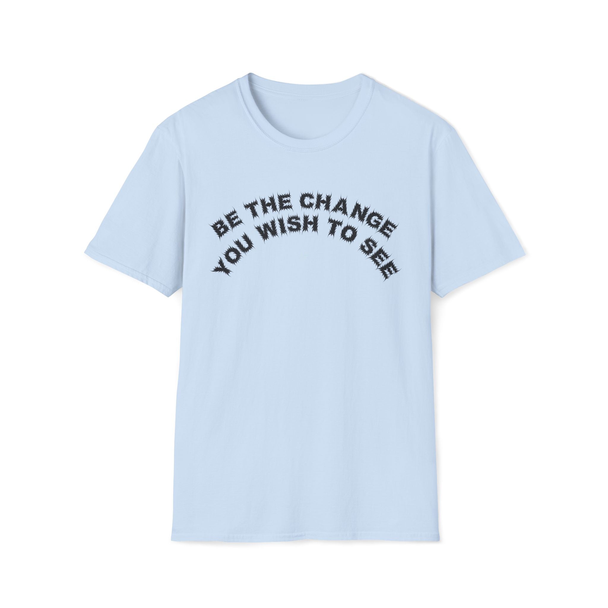 Bildsa Be The Change Black Text Tee