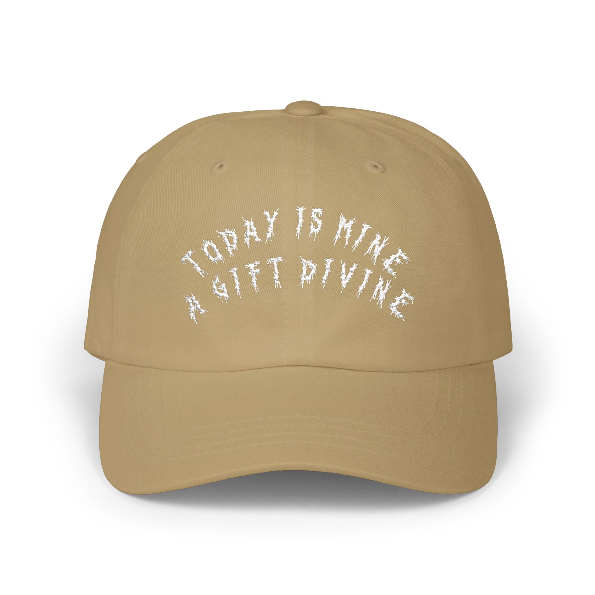 Hvita A Gift Divine White Text Dad Hat