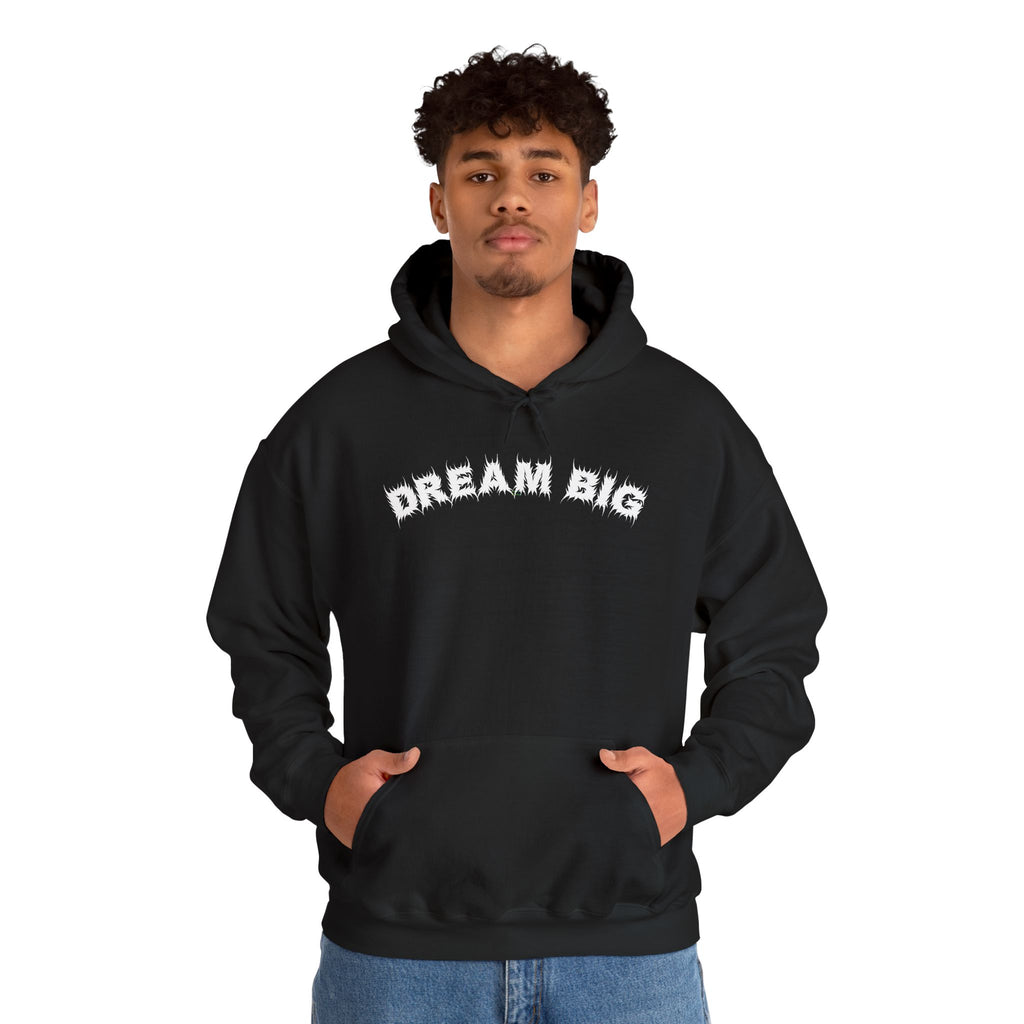 Bildsa Dream Big White Text Hoodie