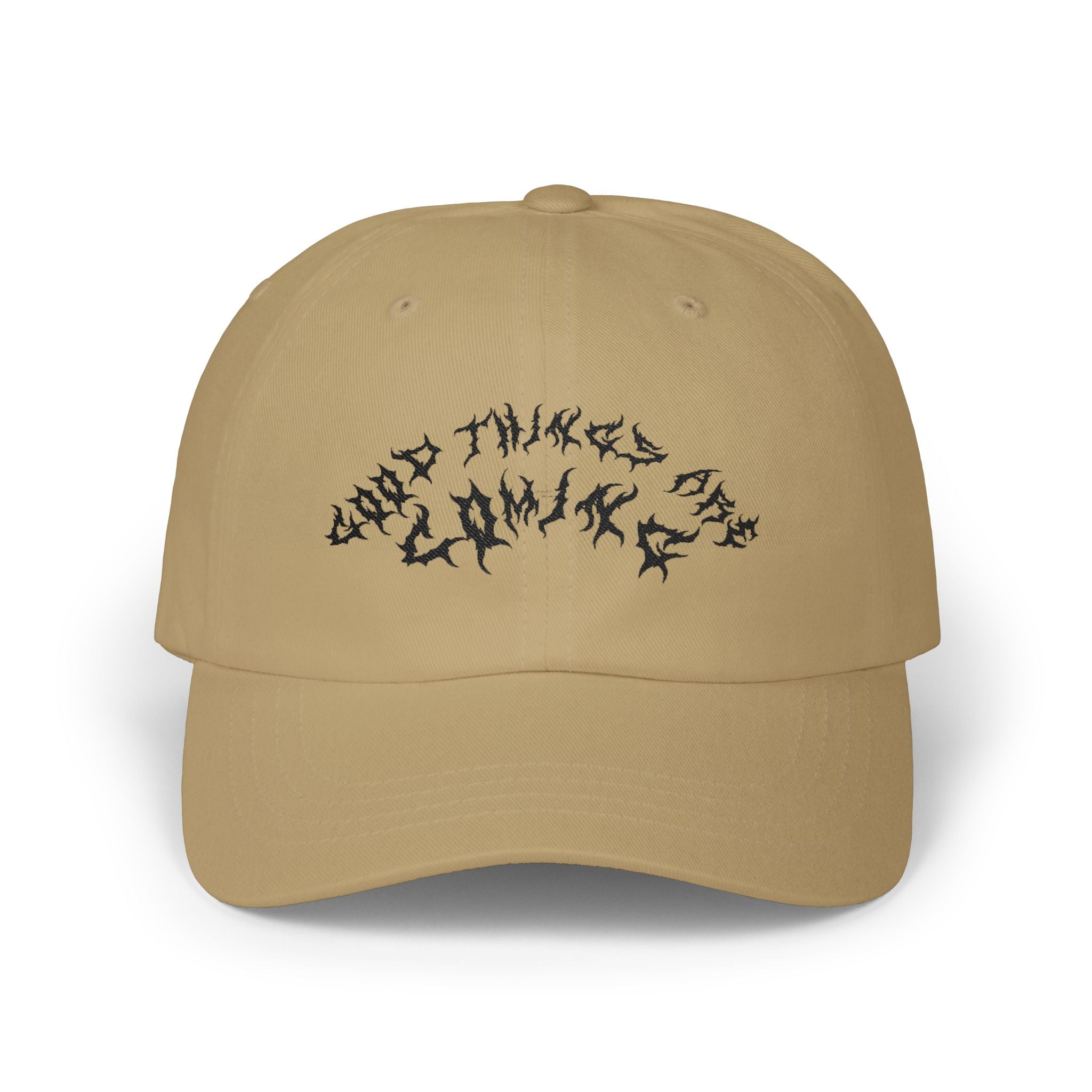 Lundr Good Things Are Coming Black Text Dad Hat