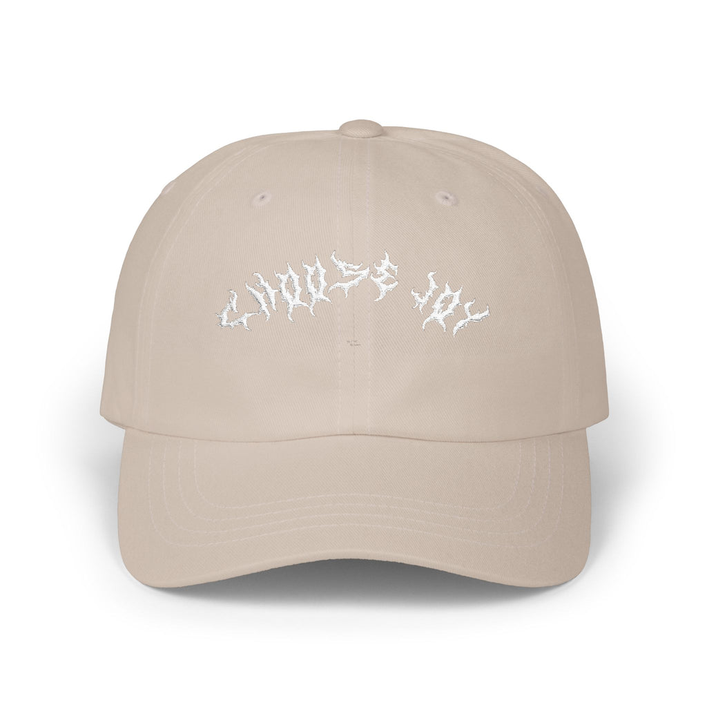 Lundr Choose Joy White Text Dad Hat