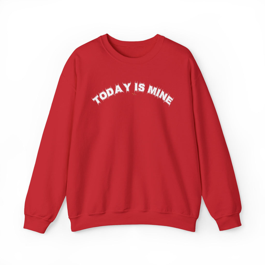 Bildsa Today Is Mine White Text Crewneck