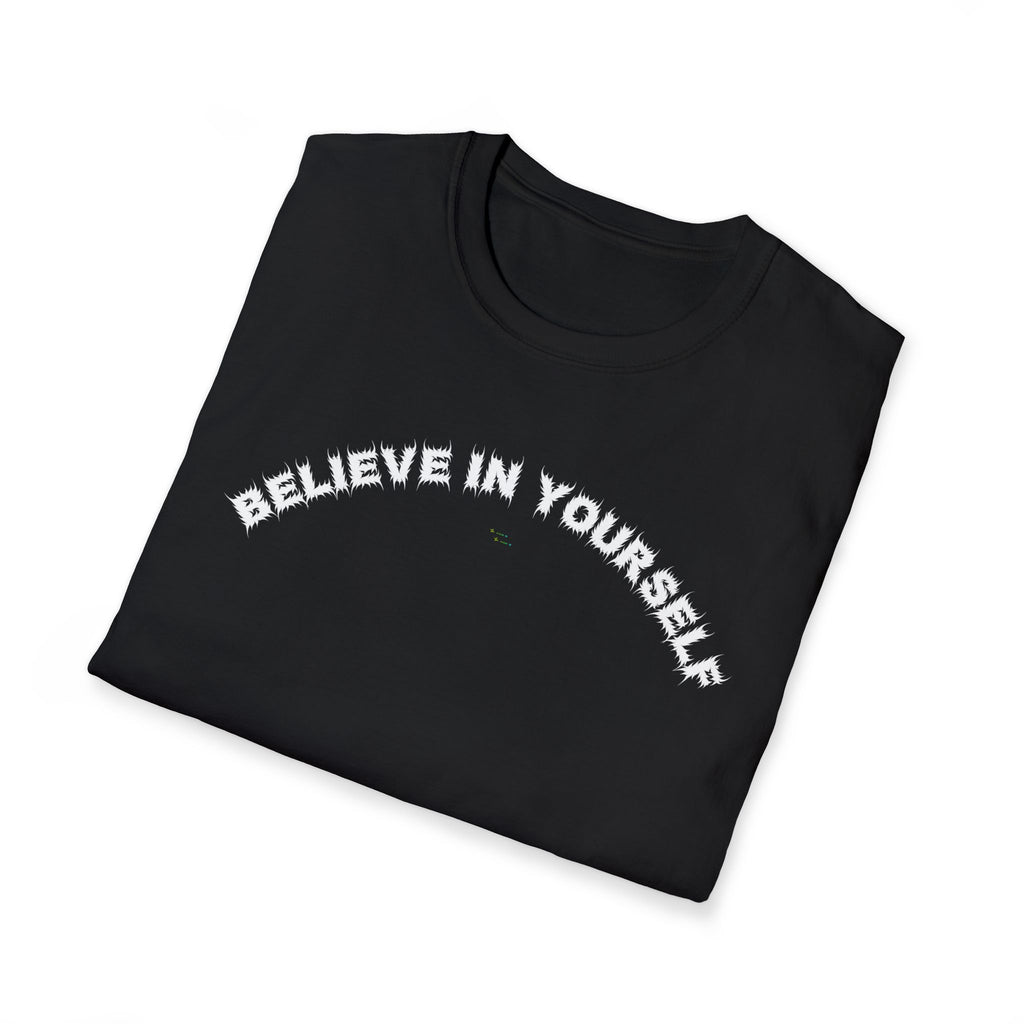 Bildsa Believe In Yourself White Text Tee