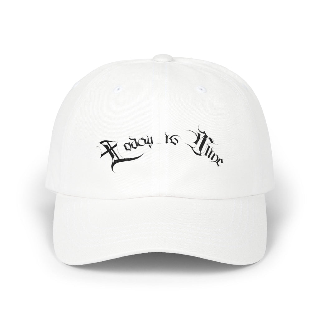 Ellioaey Today Is Mine Black Text Dad Hat