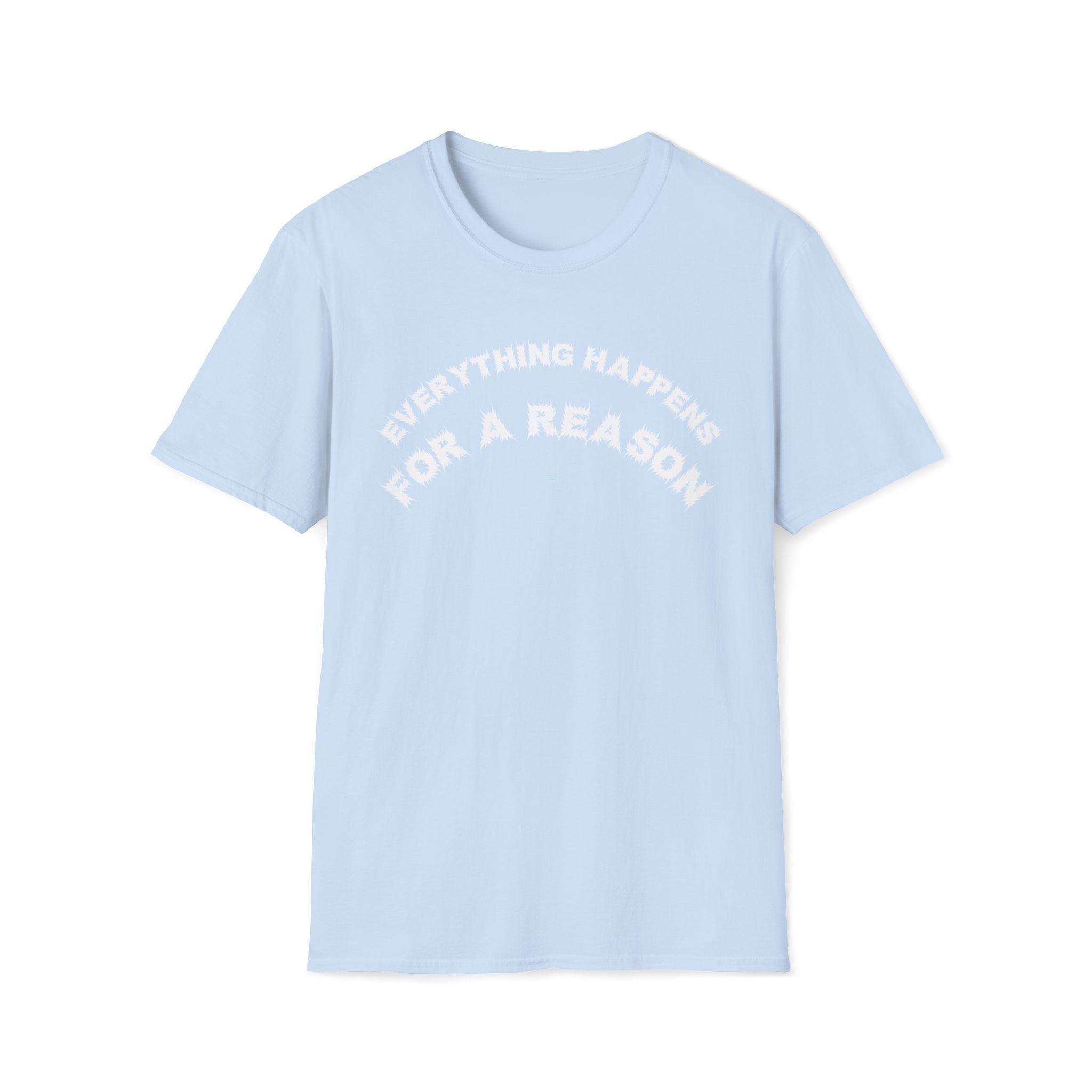 Bildsa Everything Happens White Text Tee