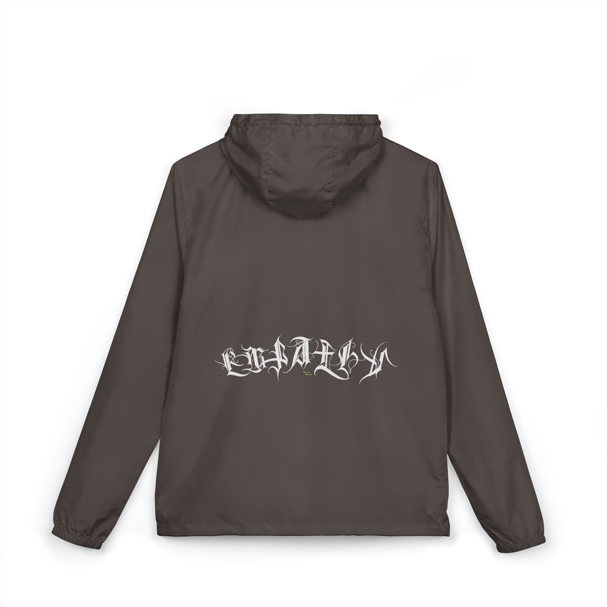 Ellioaey Empathy White Text Windbreaker
