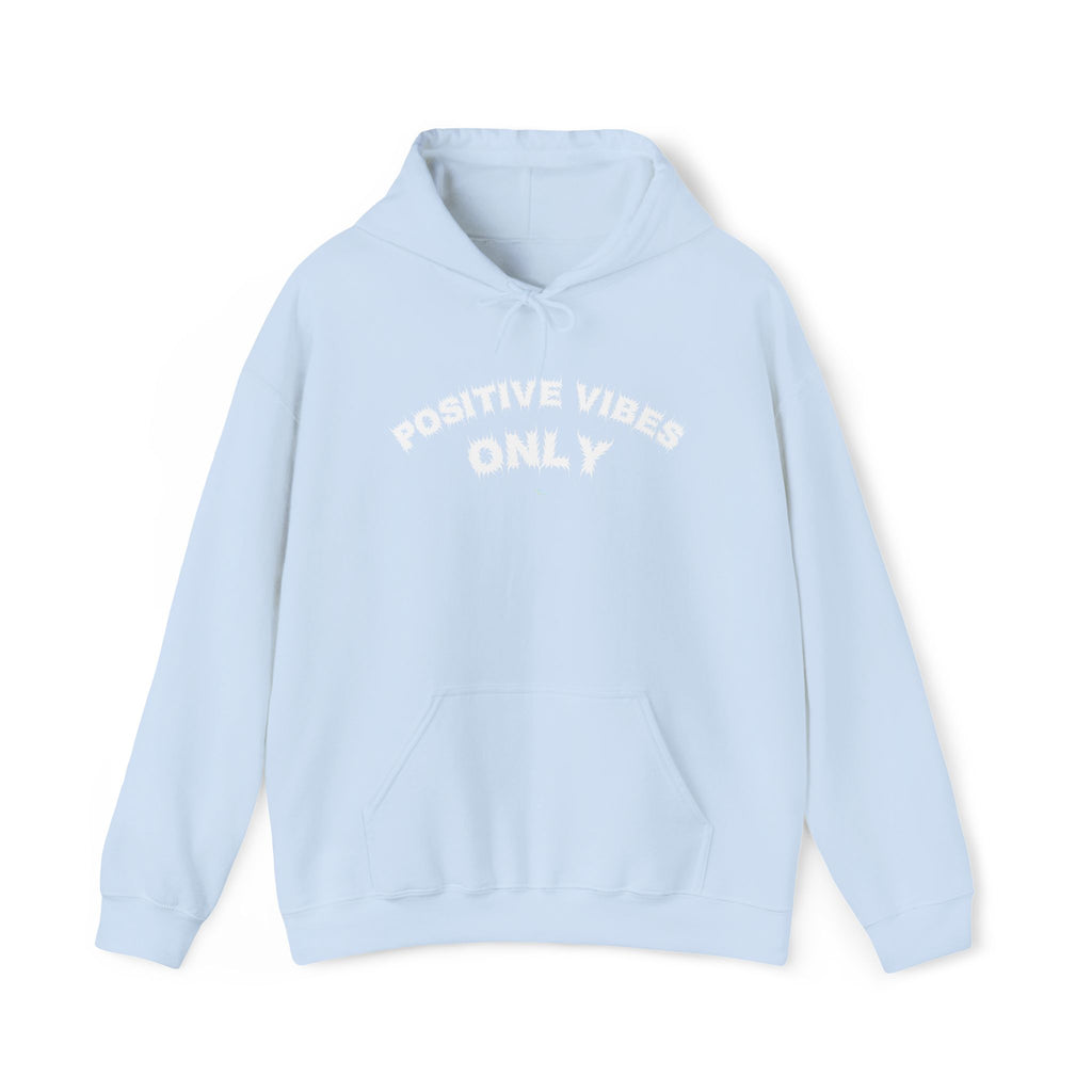 Bildsa Positive Vibes White Text Hoodie