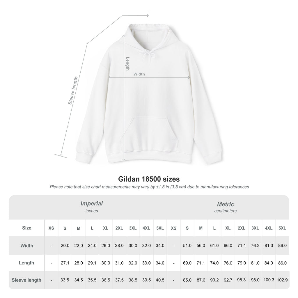 Hvita Live Laugh Love White Text Hoodie