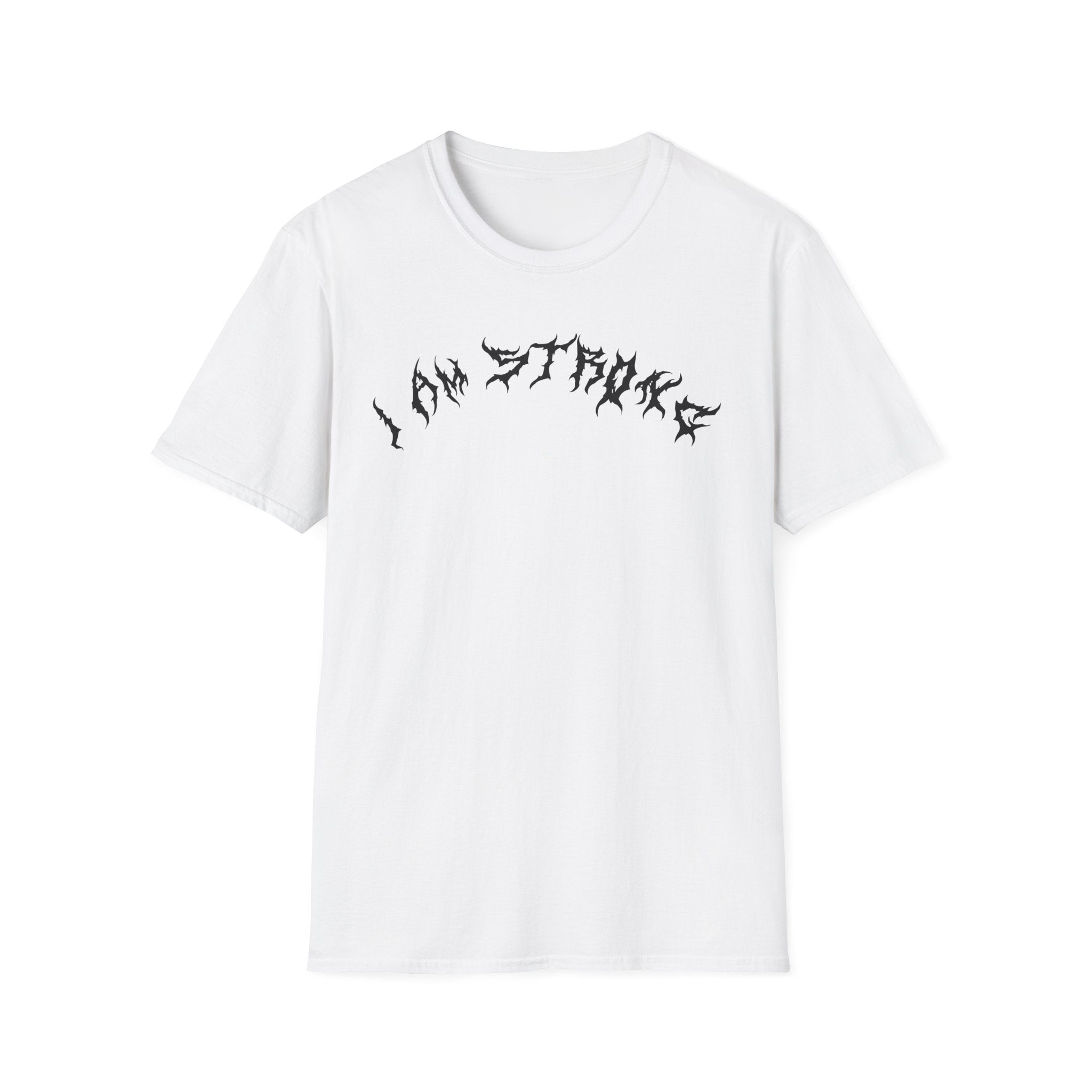 Lundr I Am Strong Black Text Tee