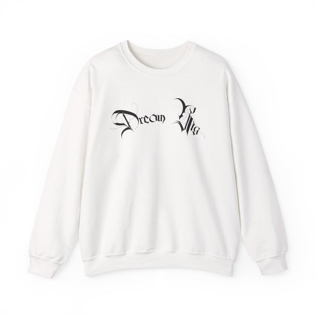 Ellioaey Dream Big Black Text Crewneck
