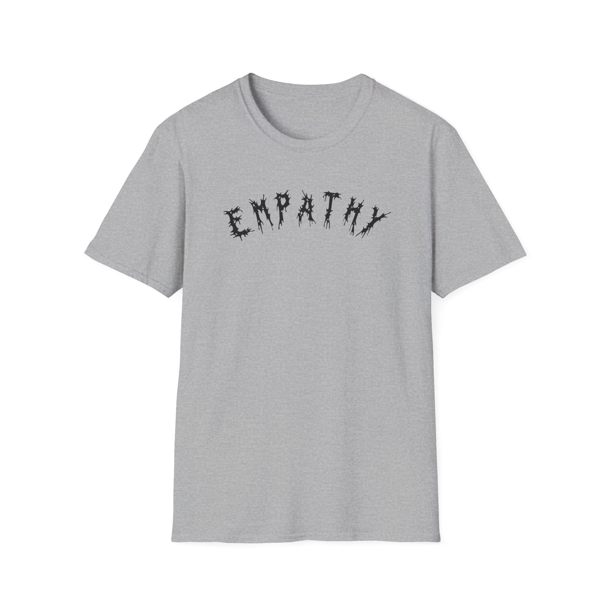 Hvita Empathy Black Text Tee