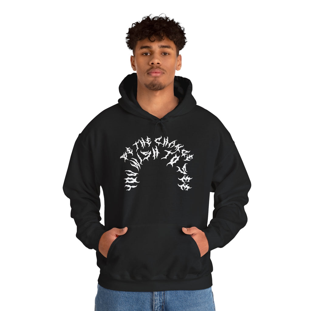 Lundr Be The Change White Text Hoodie
