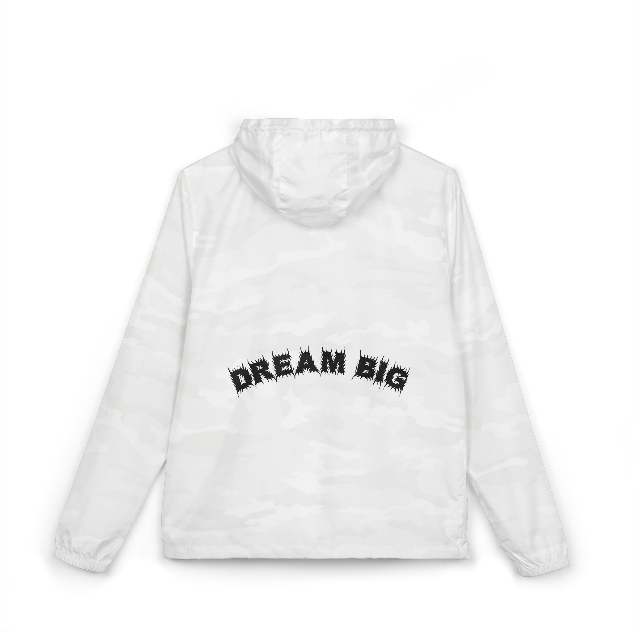 Bildsa Dream Big Black Text Windbreaker