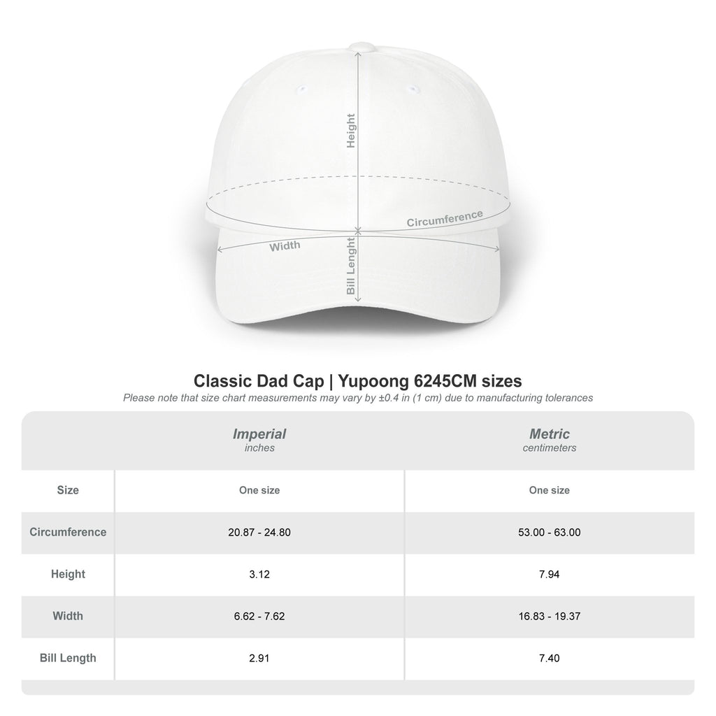 Bildsa I Am Strong White Text Dad Hat