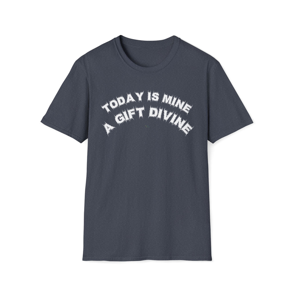 Bildsa A Gift Divine White Text Tee