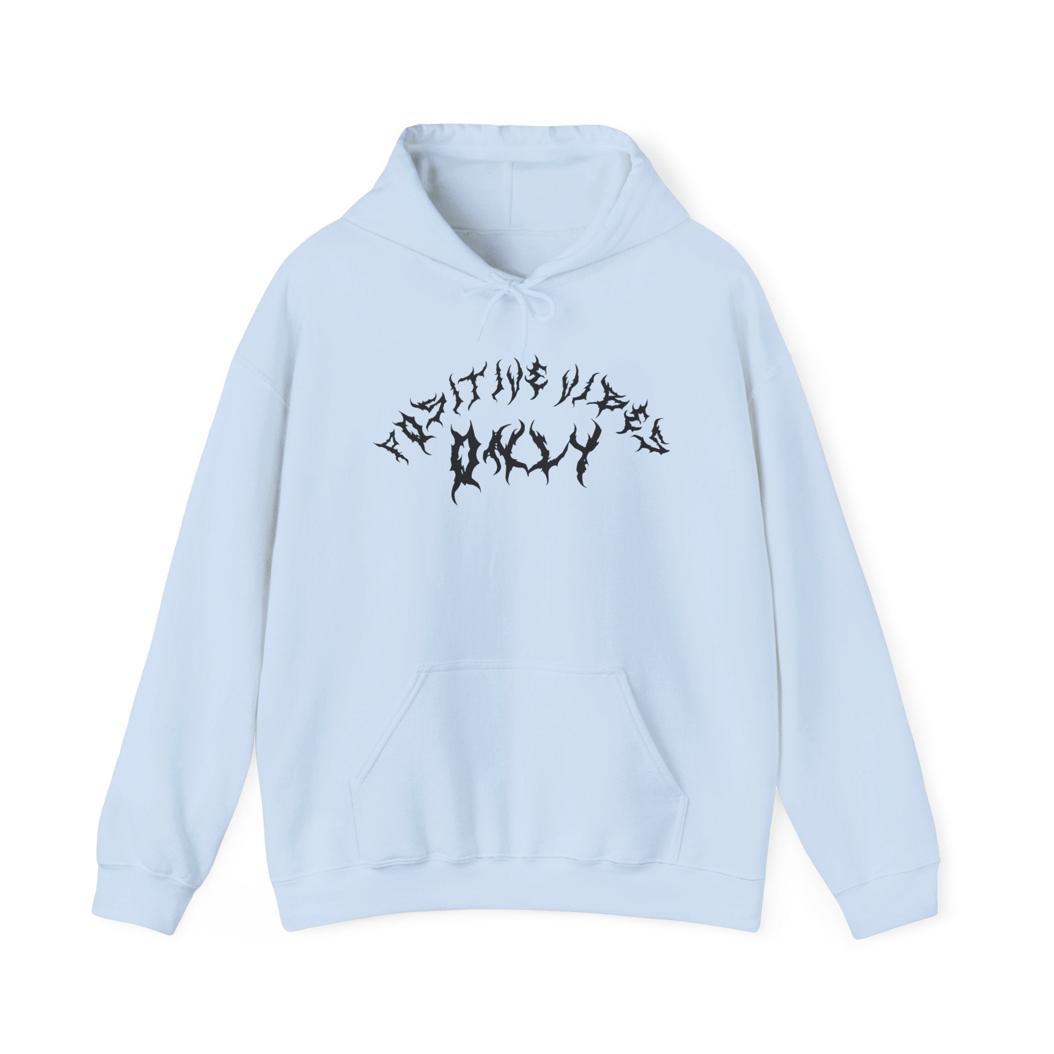 Lundr Positive Vibes Black Text Hoodie