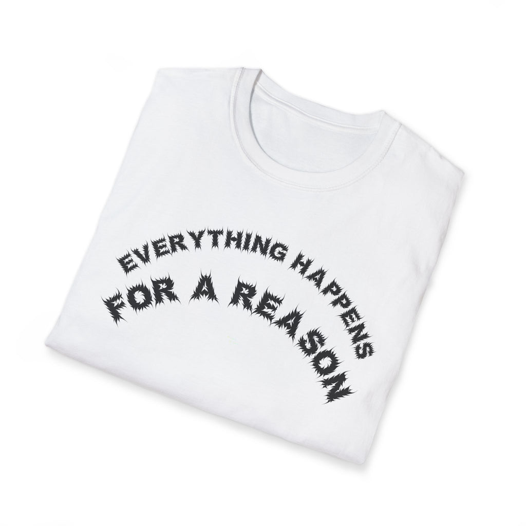 Bildsa Everything Happens Black Text Tee