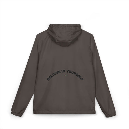 Bildsa Believe In Yourself Black Text Windbreaker