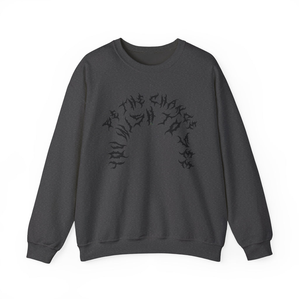 Lundr Be The Change Black Text Crewneck