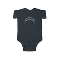 Hvita My Heart Is Light White Text Baby Onesie