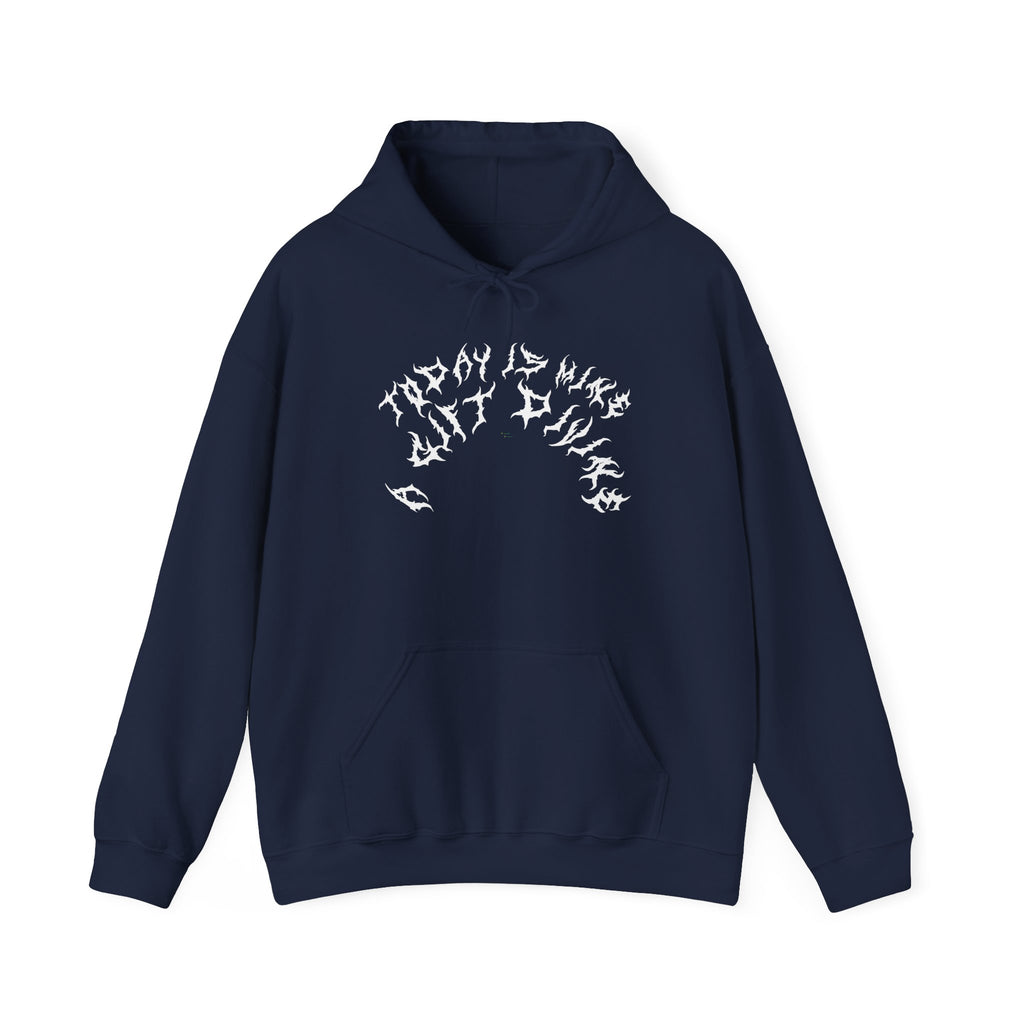 Lundr A Gift Divine White Text Hoodie
