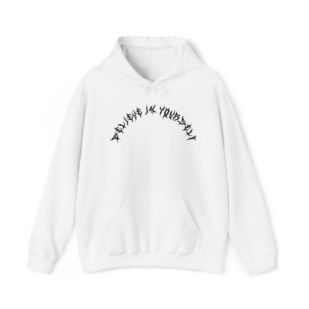 Lundr Believe In Yourself Black Text Hoodie
