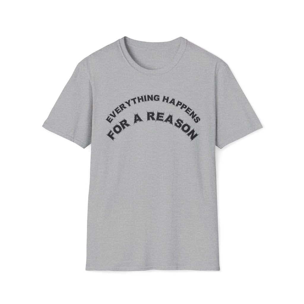 Bildsa Everything Happens Black Text Tee