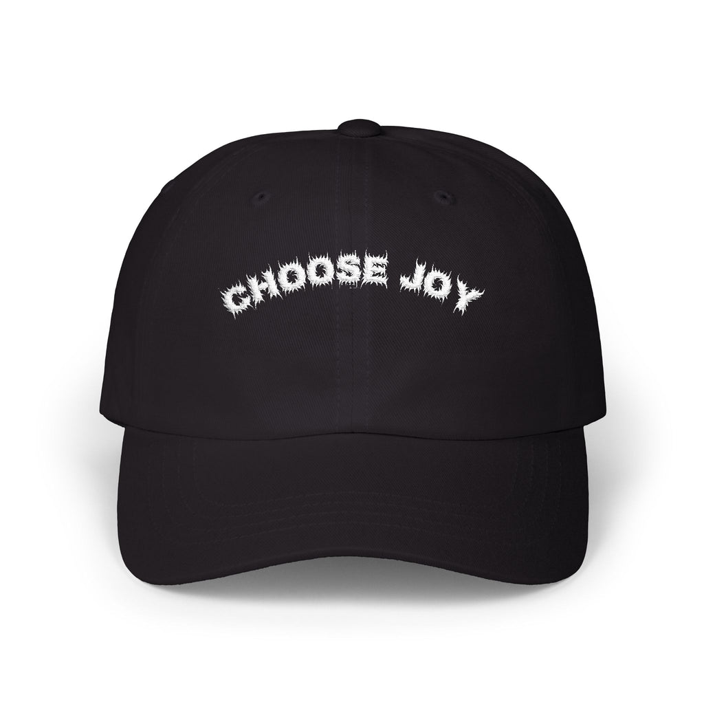 Bildsa Choose Joy White Text Dad Hat
