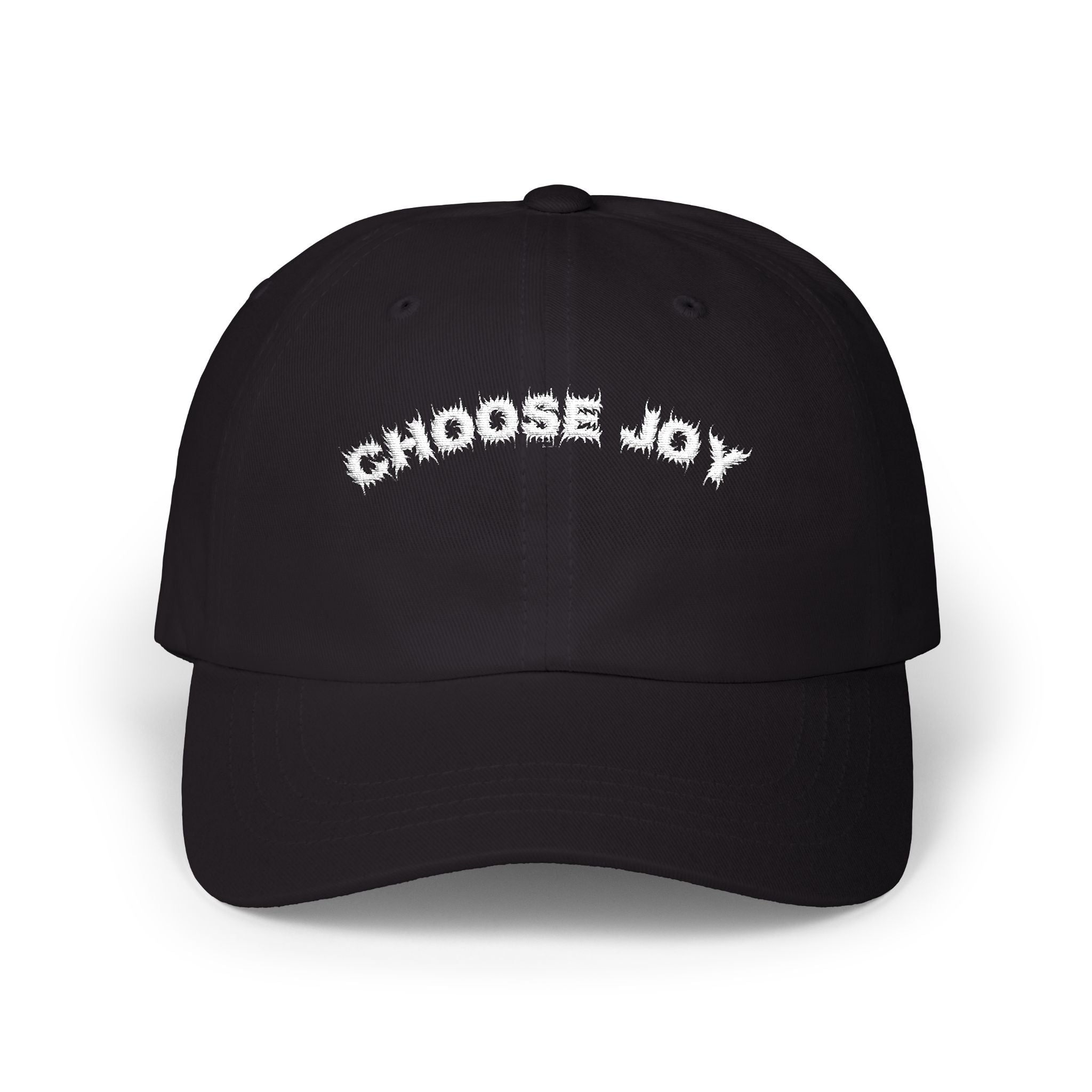 Bildsa Choose Joy White Text Dad Hat