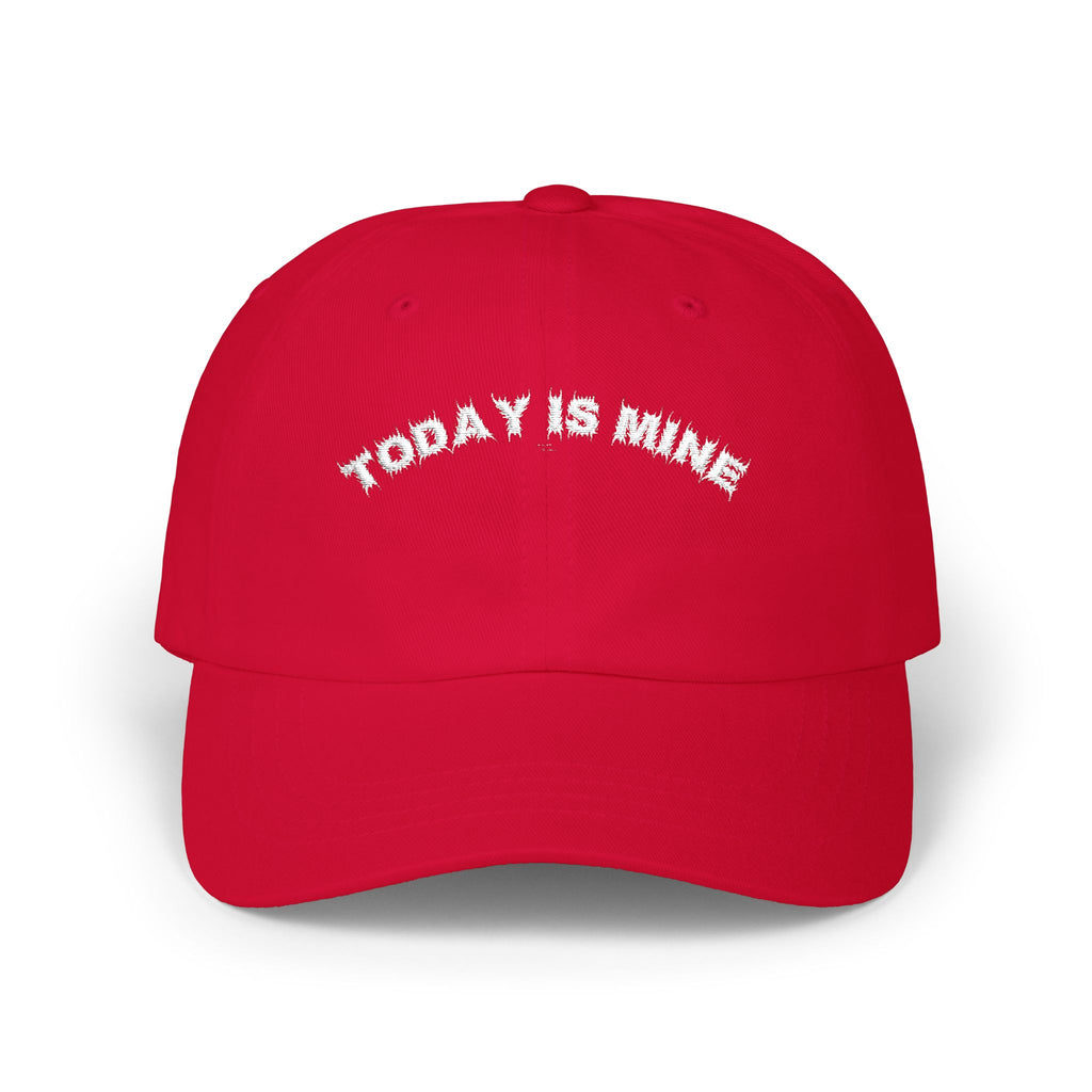 Bildsa Today Is Mine White Text Dad Hat