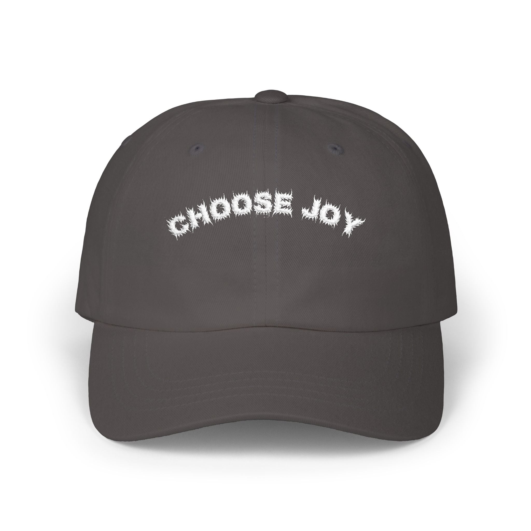 Bildsa Choose Joy White Text Dad Hat