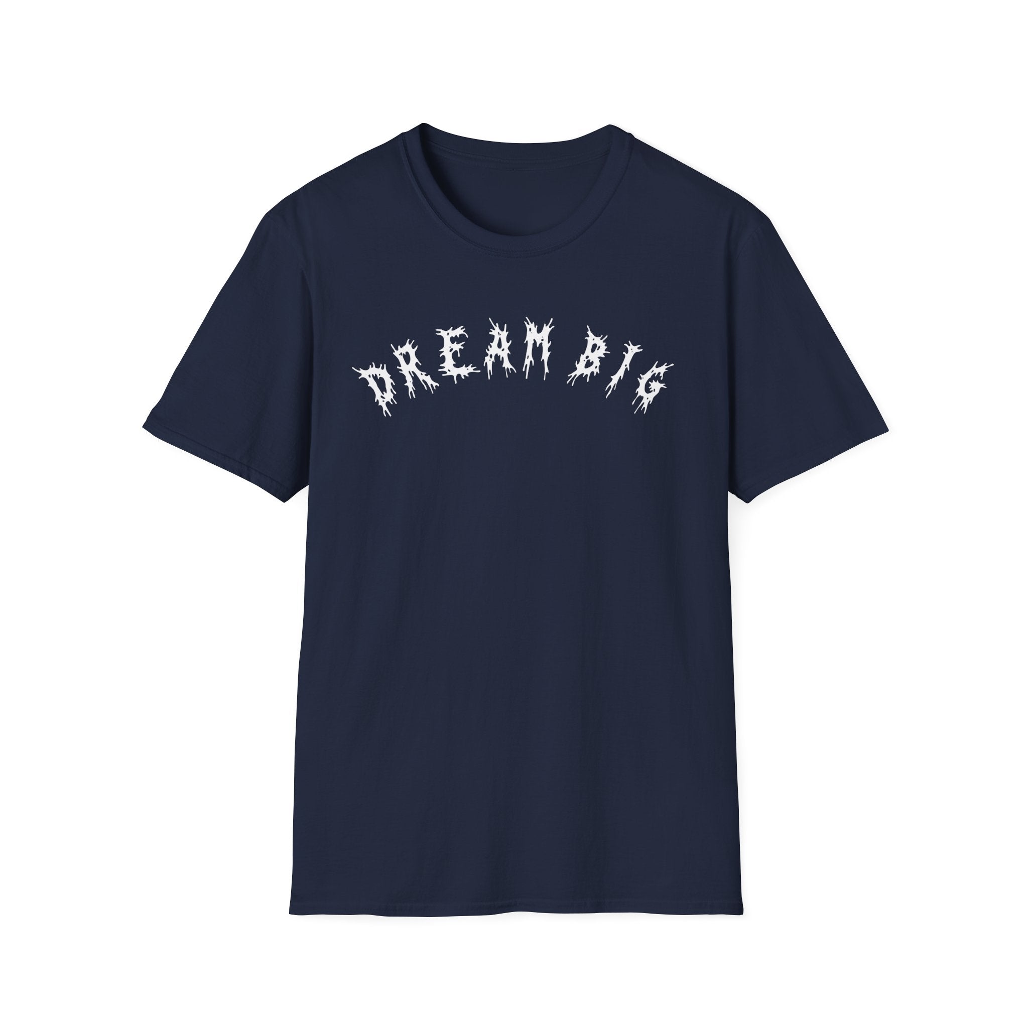 Hvita Dream Big White Text Tee
