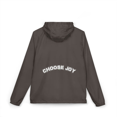 Bildsa Choose Joy White Text Windbreaker