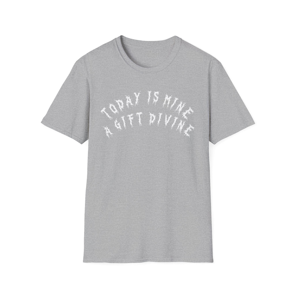 Hvita A Gift Divine White Text Tee