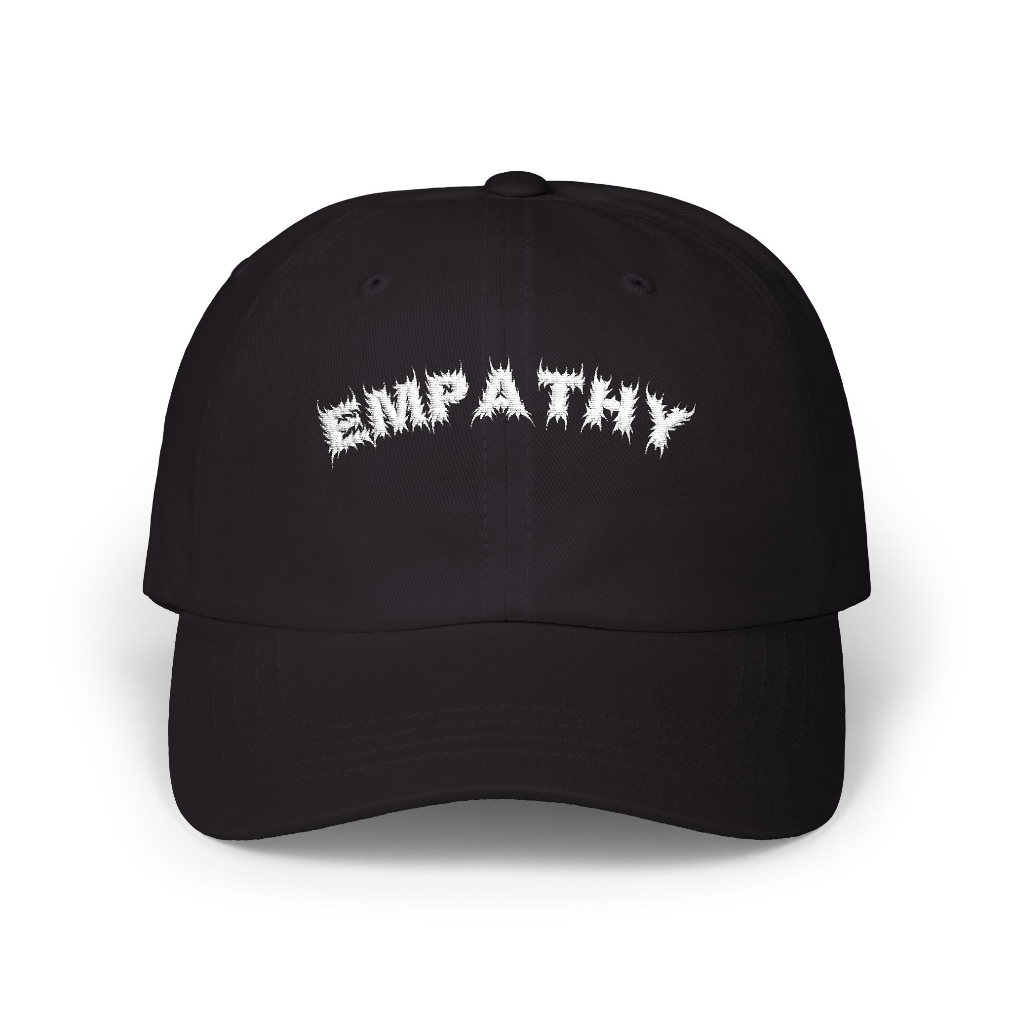 Bildsa Empathy White Text Dad Hat