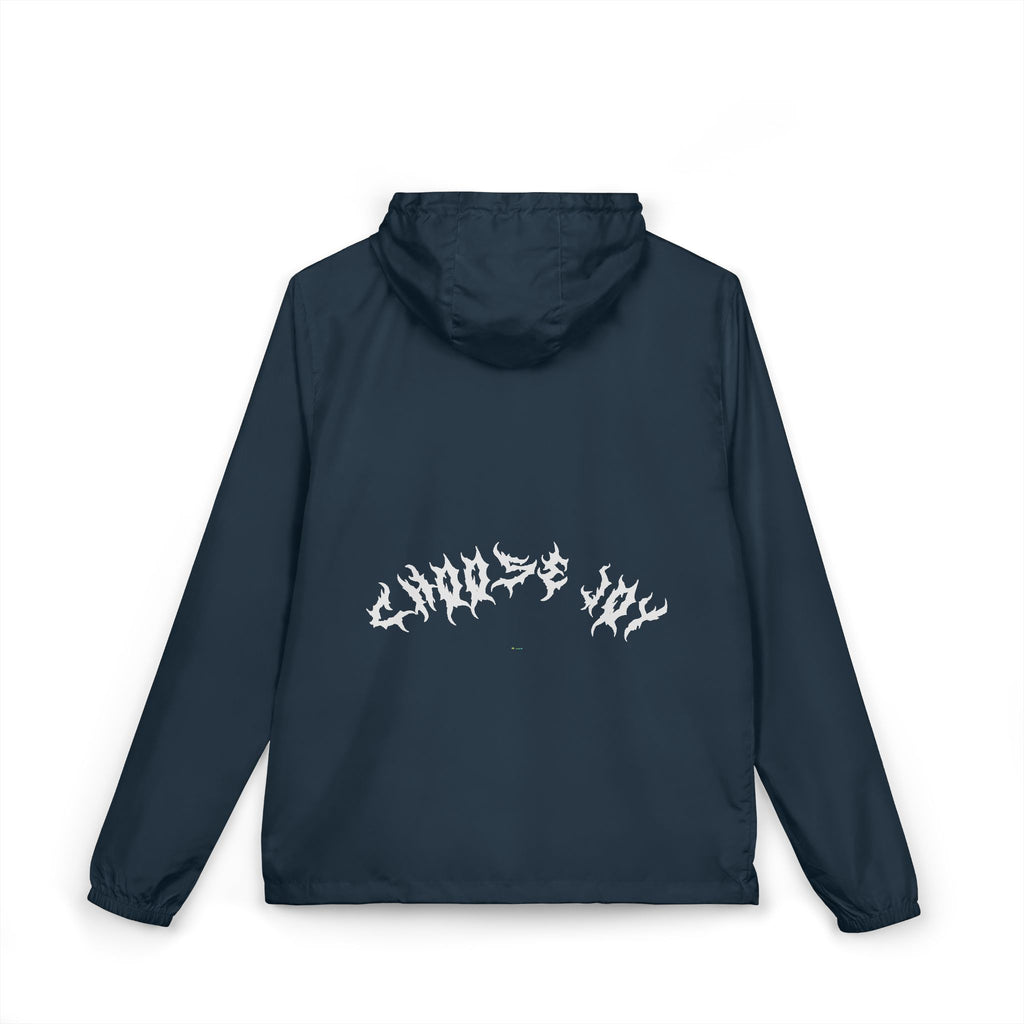 Lundr Choose Joy White Text Windbreaker