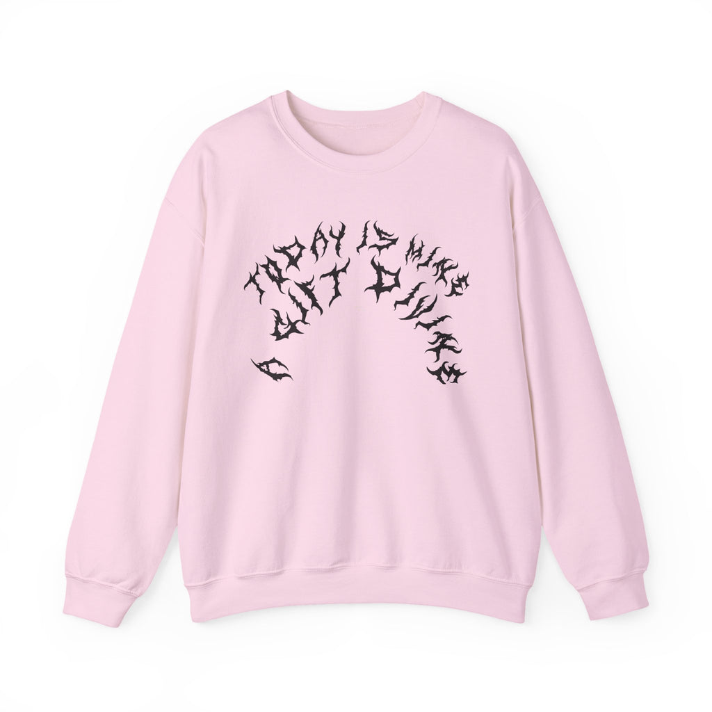 Lundr A Gift Divine Black Text Crewneck