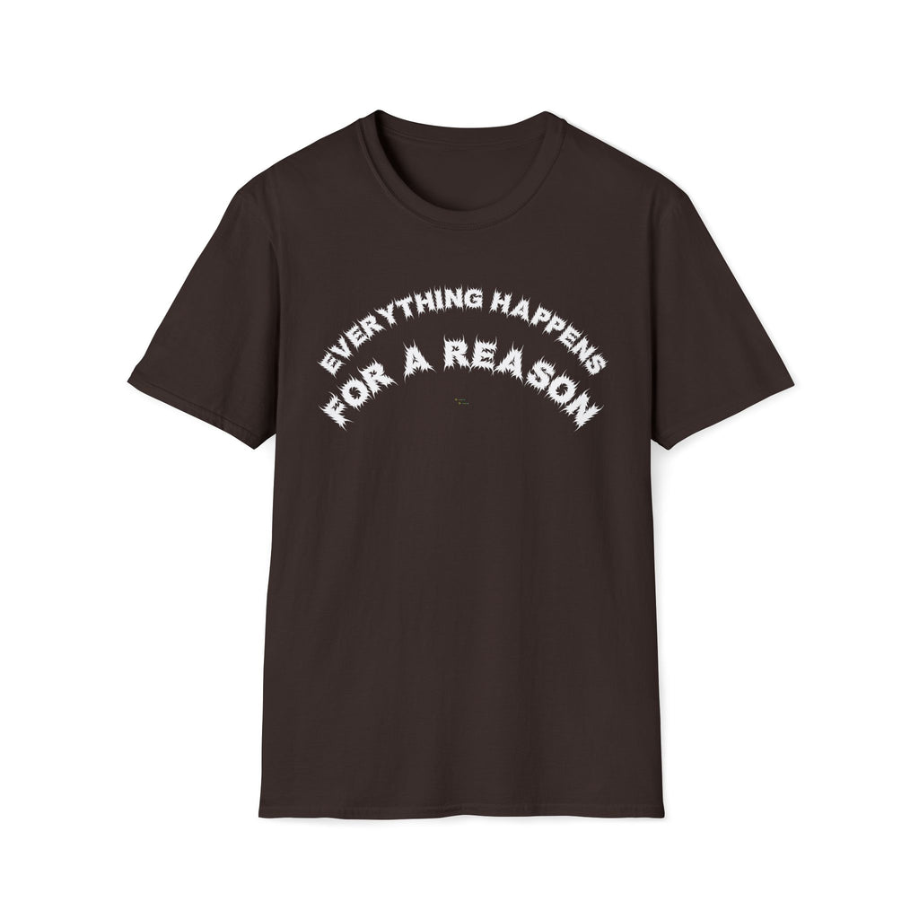 Bildsa Everything Happens White Text Tee