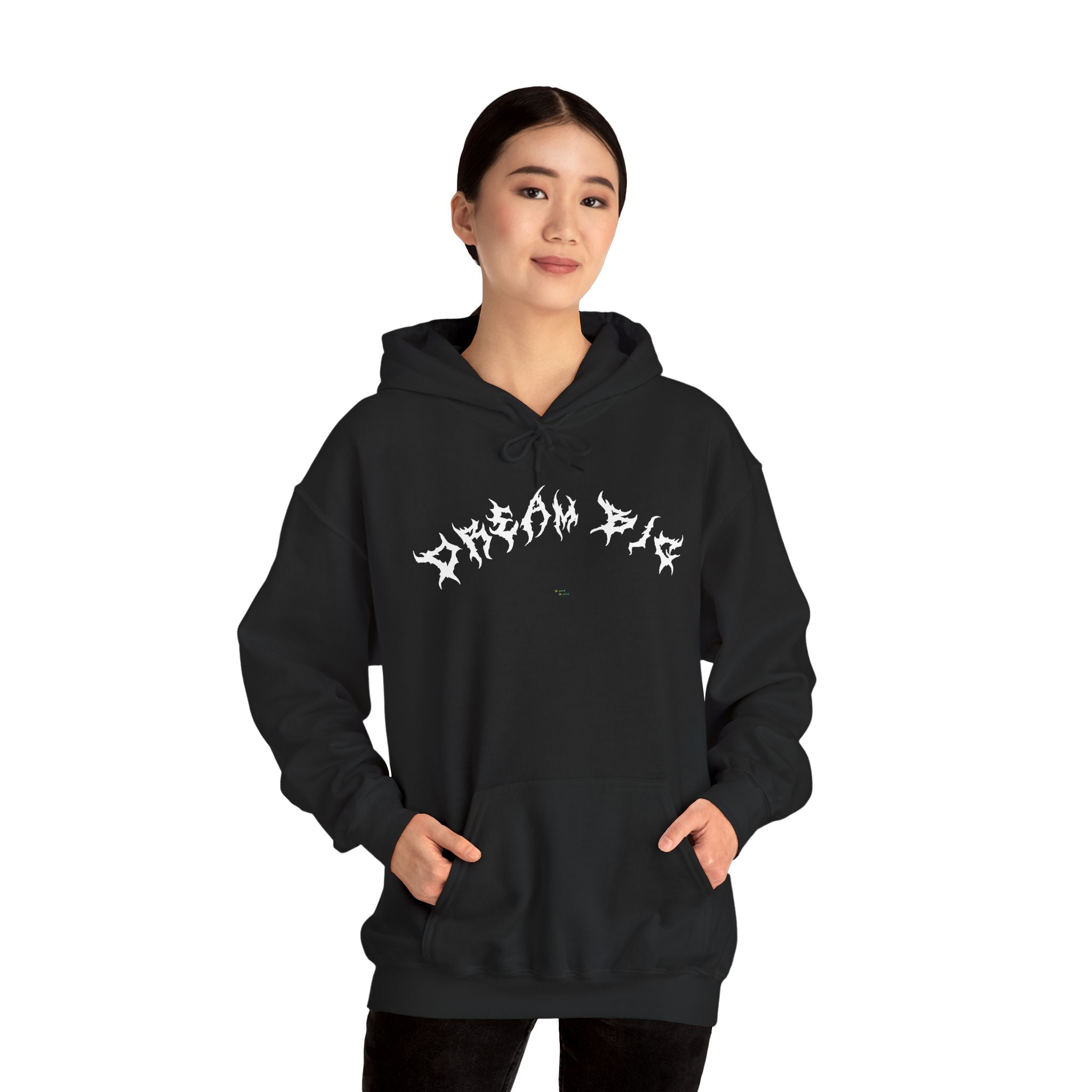 Lundr Dream Big White Text Hoodie