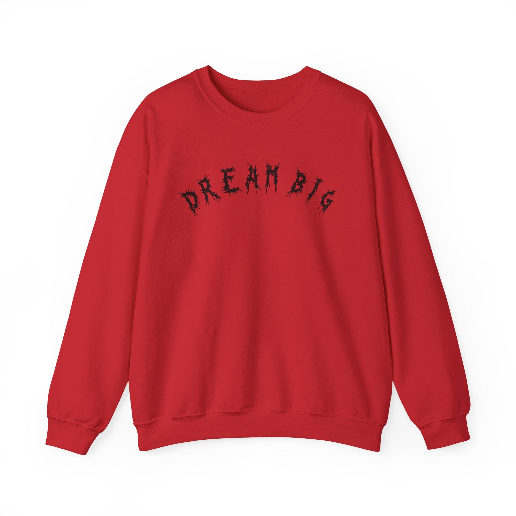 Hvita Dream Big Black Text Crewneck