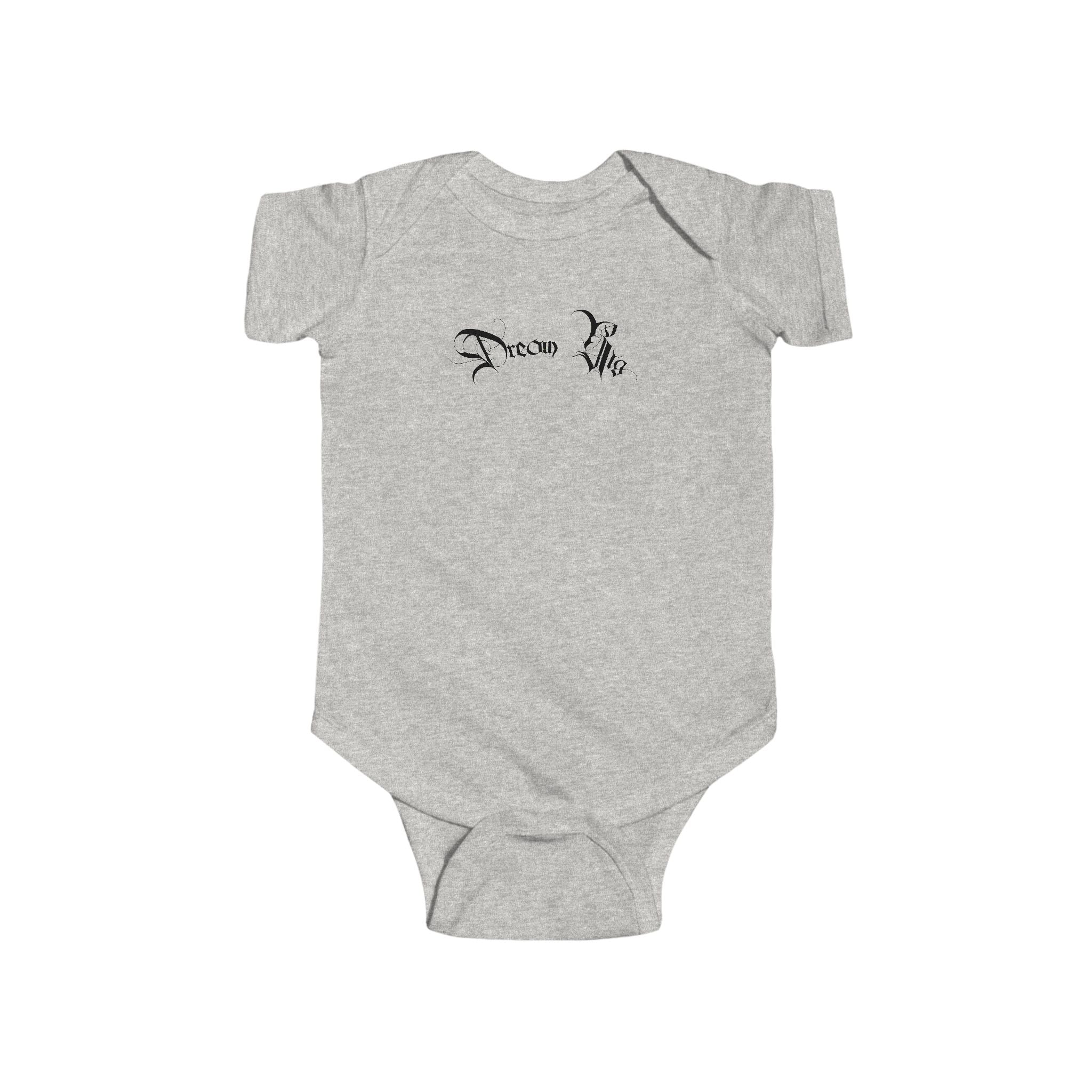 Ellioaey Dream Big Black Text Baby Onesie
