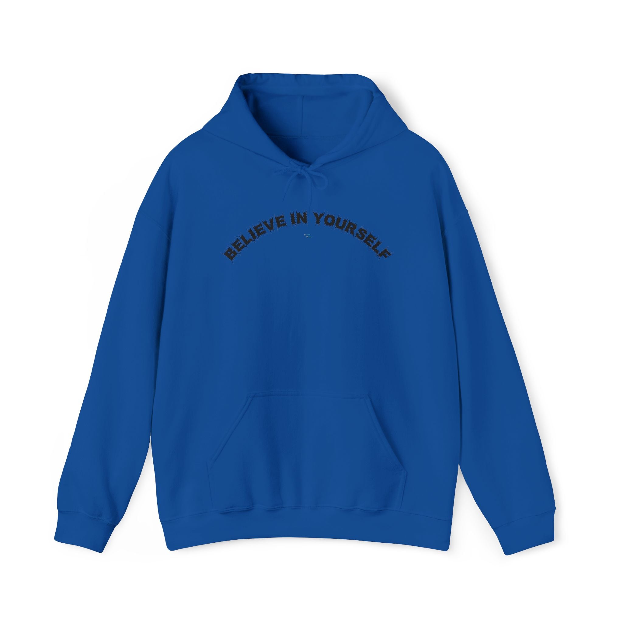 Bildsa Believe In Yourself Black Text Hoodie