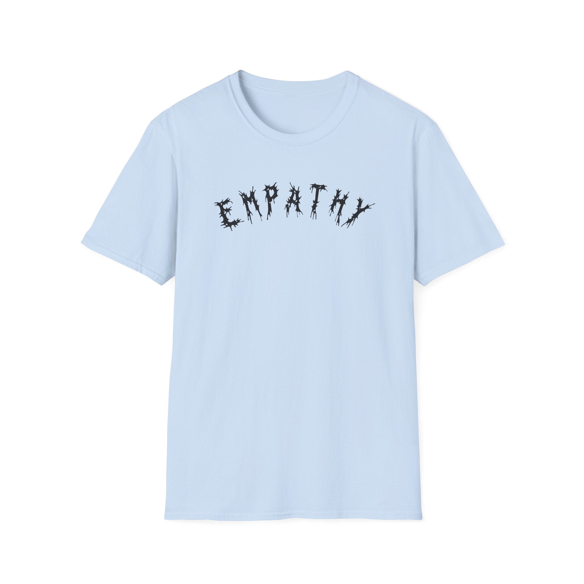 Hvita Empathy Black Text Tee