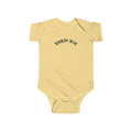 Lundr Dream Big Black Text Baby Onesie