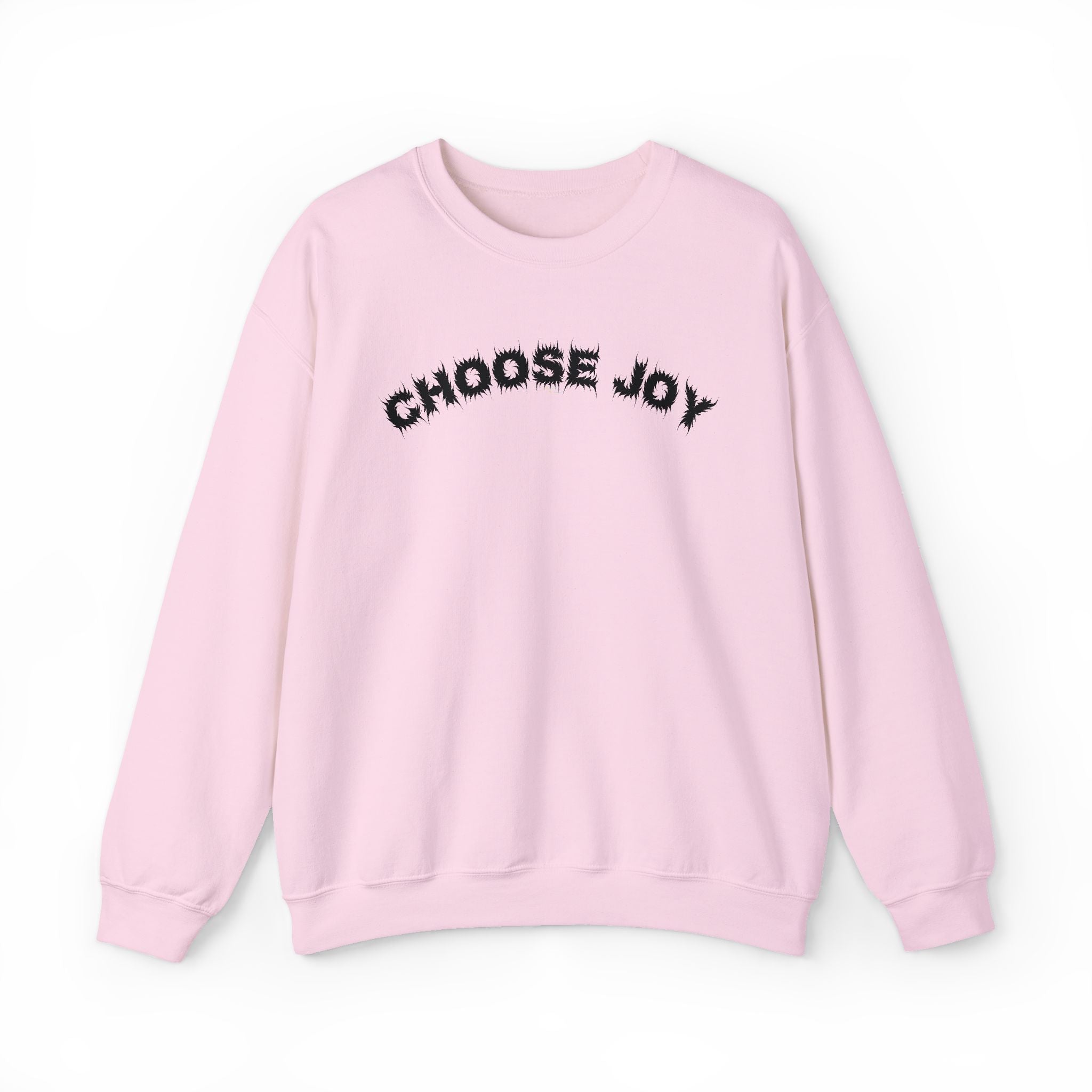 Bildsa Choose Joy Black Text Crewneck