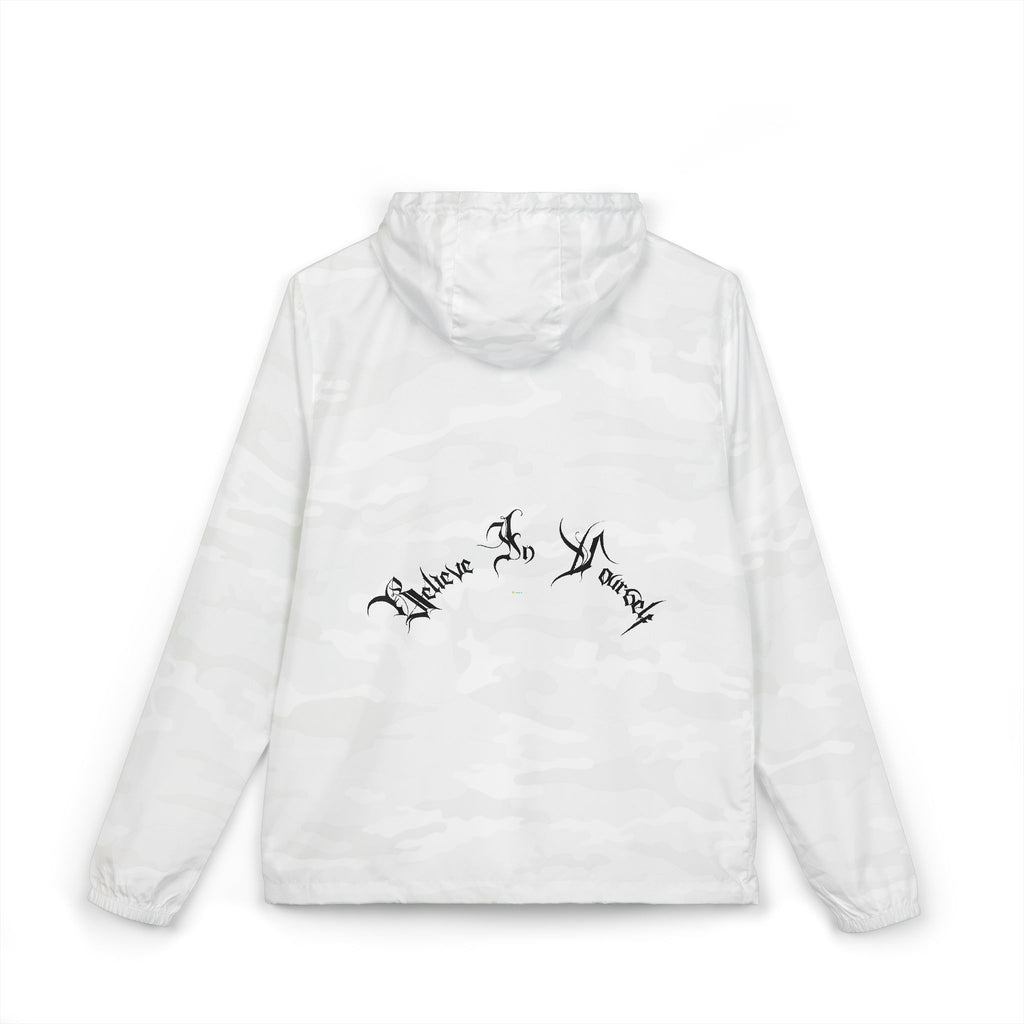 Ellioaey Believe In Yourself Black Text Windbreaker