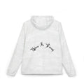 Ellioaey Believe In Yourself Black Text Windbreaker