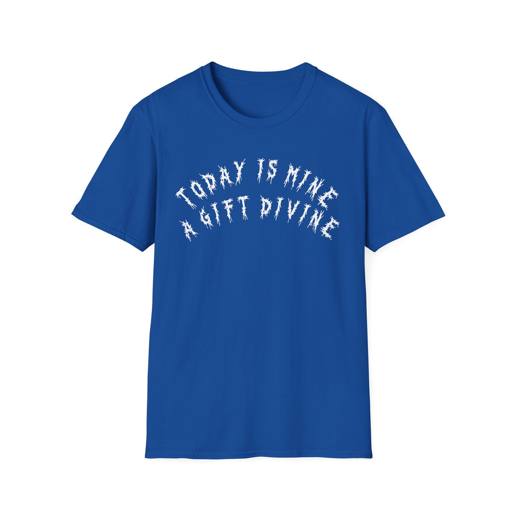 Hvita A Gift Divine White Text Tee