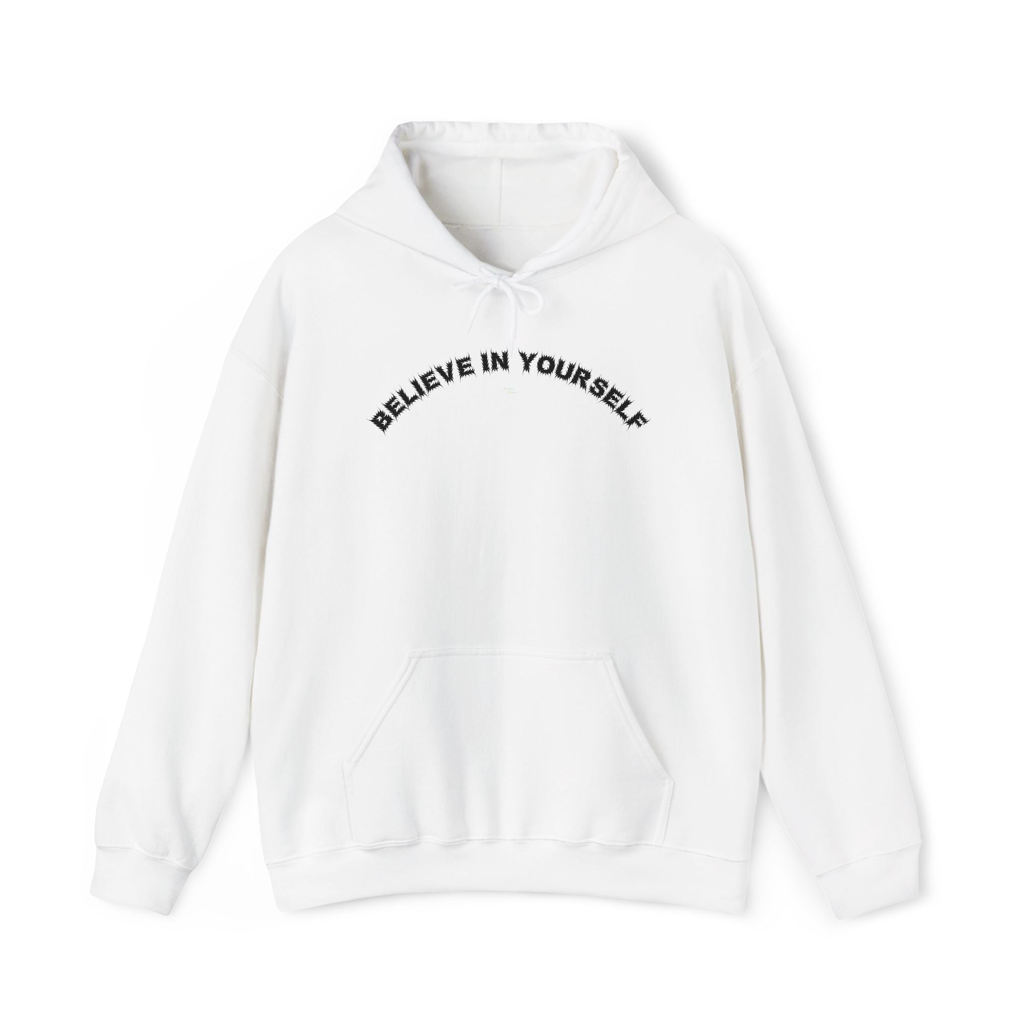 Bildsa Believe In Yourself Black Text Hoodie