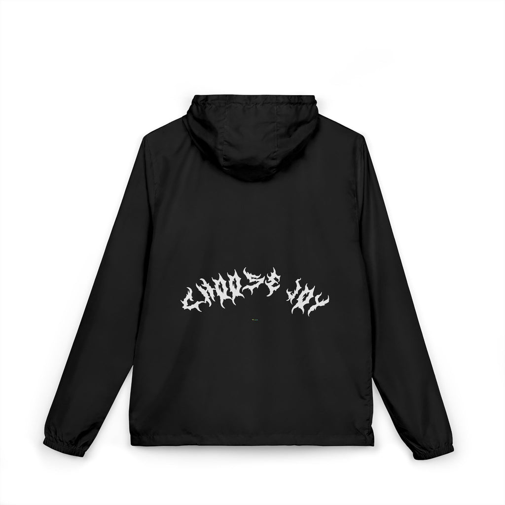 Lundr Choose Joy White Text Windbreaker